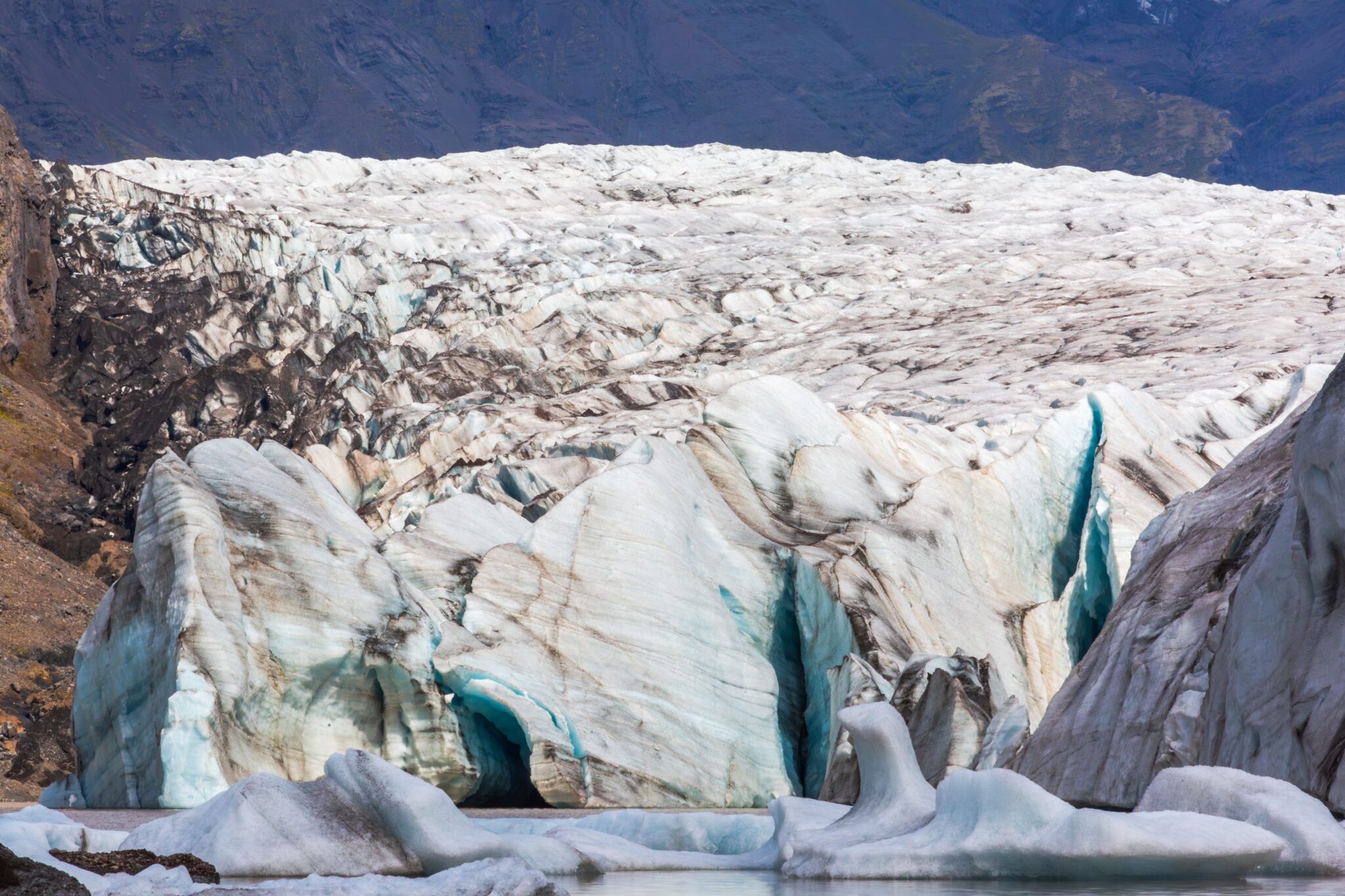 Foto del deshielo de la capa de hielo de Groenlandia